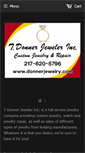 Mobile Screenshot of donnerjewelry.com